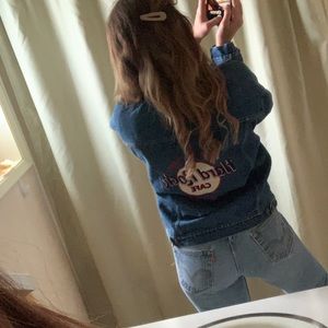 AUTHENTIC VINTAGE HARD ROCK CAFE DENIM JACKET